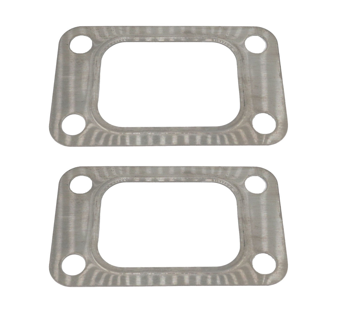 2 x Pack Garrett T4 Turbo Inlet Flange Gasket 4 Bolt 304 Stainless Steel USA New