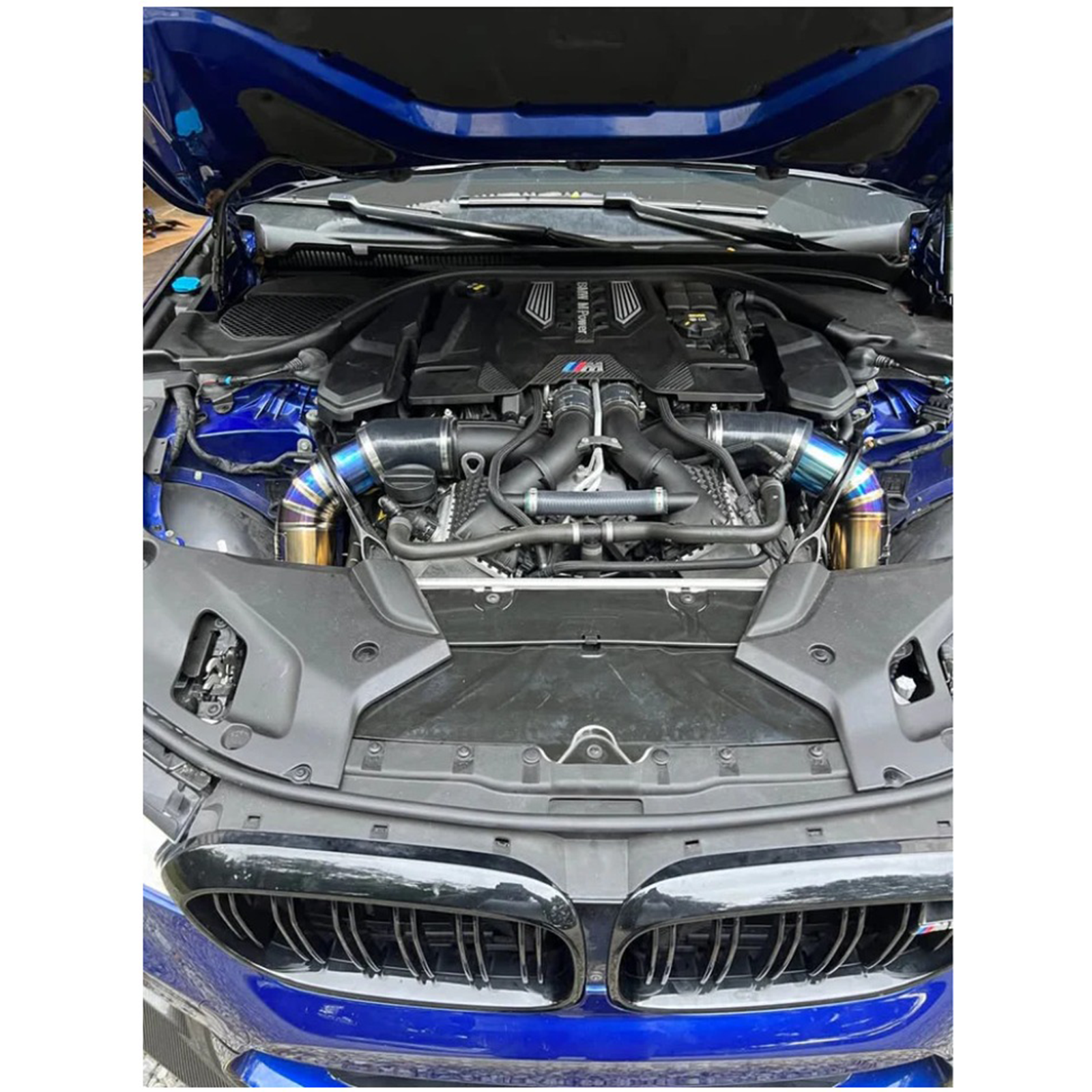 Titanium Front Mount Intake System for BMW F90 M5 F91 F92 F93 M8 G30 5 ...
