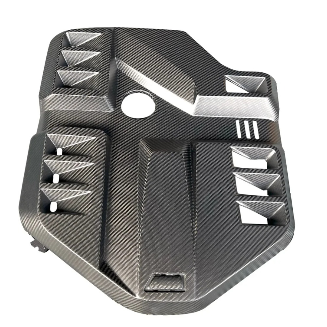 Carbon Fiber Engine Cover (Big Size Replacement) for BMW G87 M2 G80 G81 M3 G82 G83 M4