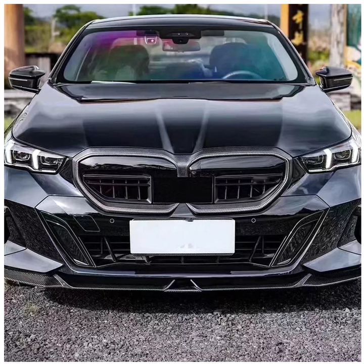 Dry Carbon Fiber Front Grille Cover Garnish for BMW G60 530i G90 M5