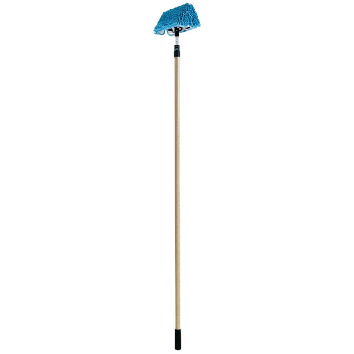 Waterless Mop 15" w/ Wooster XL Fiberglass Pole (6' 2" to 11' 2")