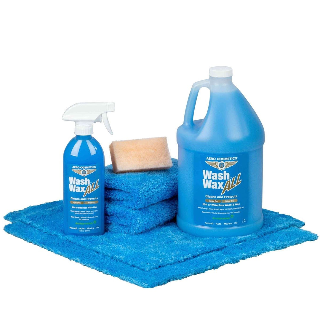 Waterless Car Wash Wax 144oz Kit - Waterless Wash Cleaner and Protectant