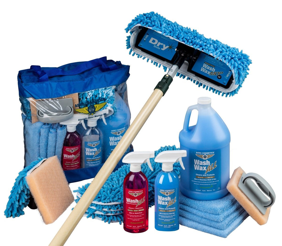 Waterless Mop Kit 15" for RVs & Aircraft