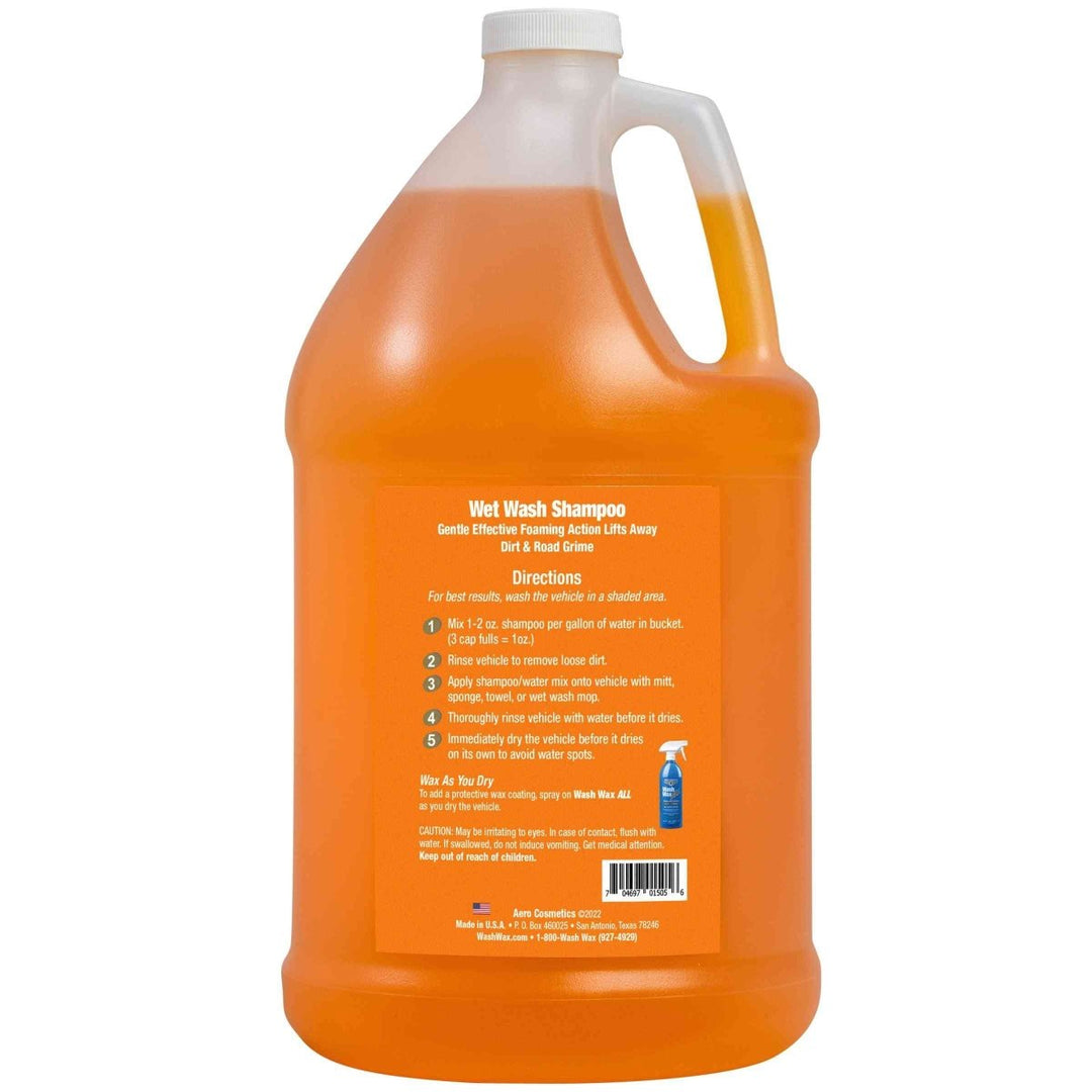 Wet Wash Shampoo 1 Gallon - High-Foaming, Gentle Effective Car Wash Shampoo
