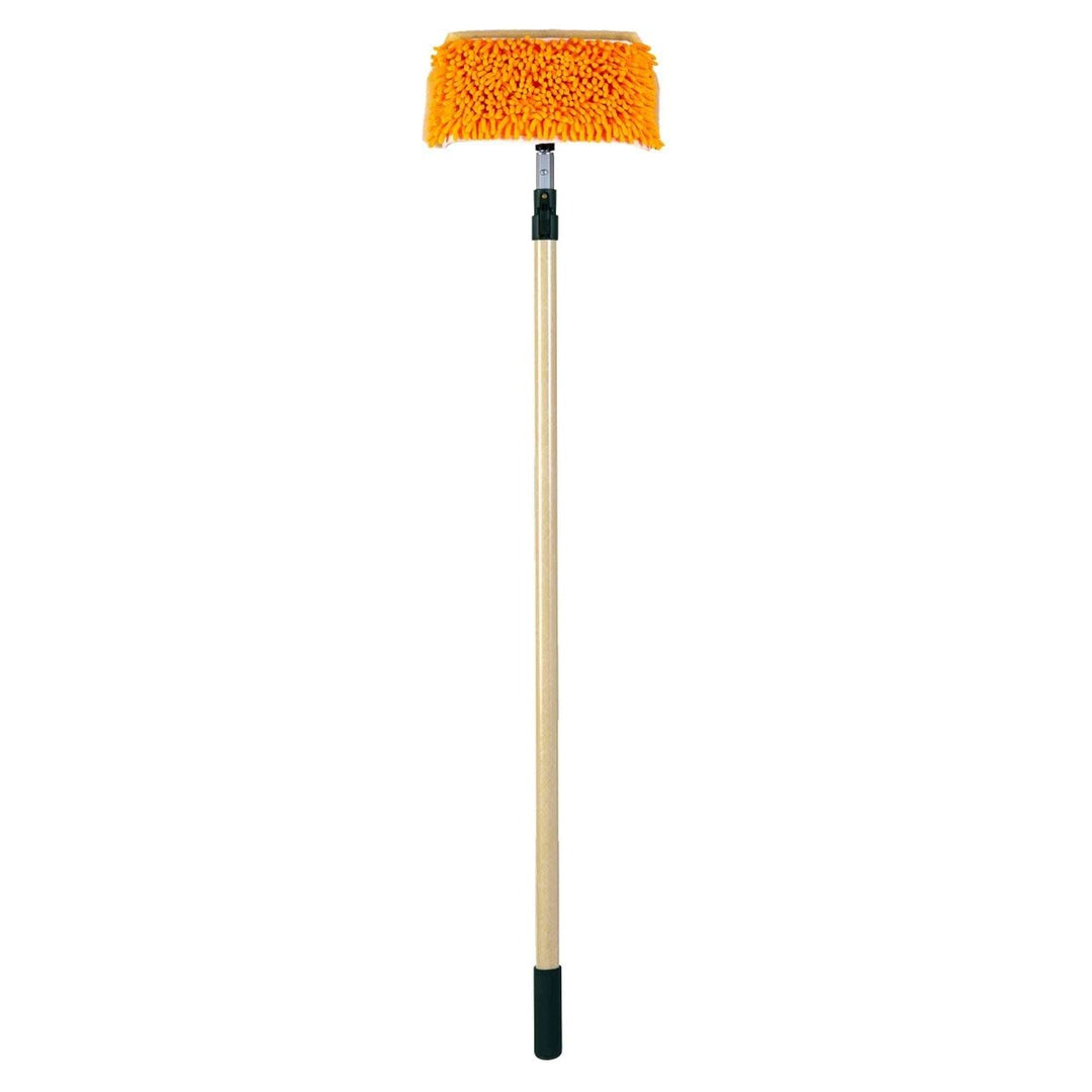 Wet or Waterless Mop 10" w/ Wooster Standard Fiberglass Pole [4' 2" to 7' 8"]