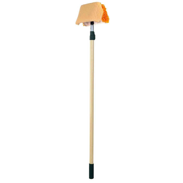 Wet or Waterless Mop 10" w/ Wooster Standard Fiberglass Pole [4' 2" to 7' 8"]